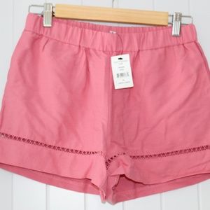 Coral Cotton Shorts